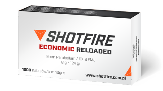 Amunicja Shotfire Economic Reloaded 8g/124gr FMJ